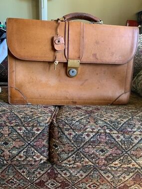 Vintage Renwick Leather Briefcase